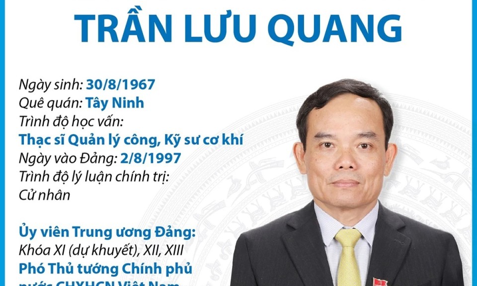 Trưởng Ban Kinh tế Trung ương Trần Lưu Quang