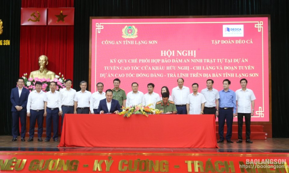 ninh trật tự tại dự án tuyến cao tốc Cửa khẩu Hữu Nghị - Chi Lăng và đoạn tuyến dự án cao tốc Đồng Đăng