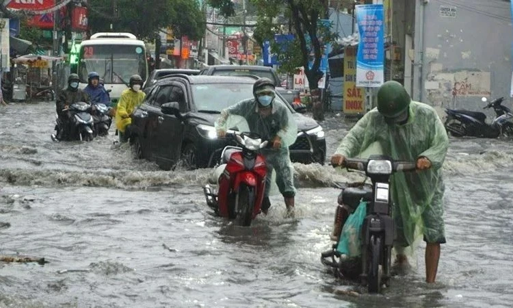 Nam Trung Bộ, Tây Nguyên và Nam Bộ đề phòng mưa lớn về chiều tối