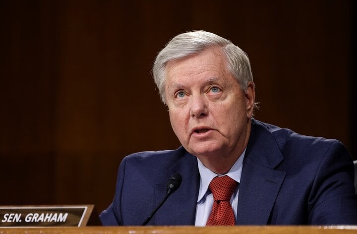 Thượng nghị sĩ đảng Cộng hòa Lindsey Graham. (Ảnh: Reuters)