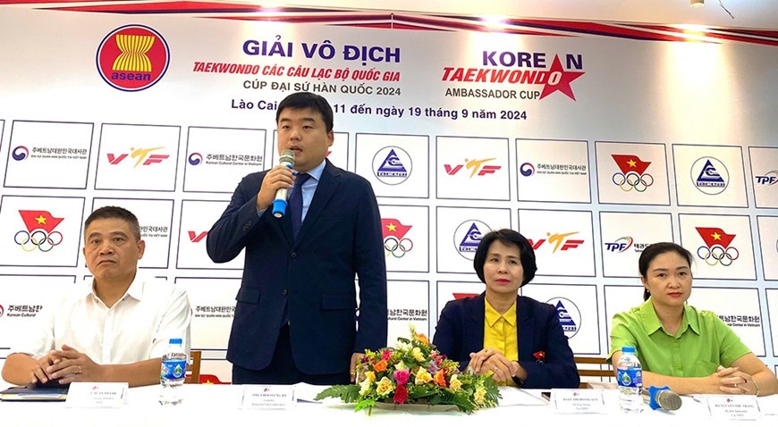 Ông Choi Seung-jin, Giám đốc Trung tâm Văn hóa Hàn Quốc tại Việt Nam chia sẻ về ngoại giao thể thao. 