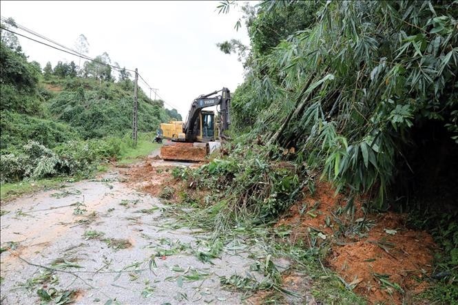 Bộ Giao thông vận tải vừa có báo cáo trình Chính phủ về kết quả công tác khắc phục hậu quả cơn bão số 3. Ảnh minh họa: TTXVN