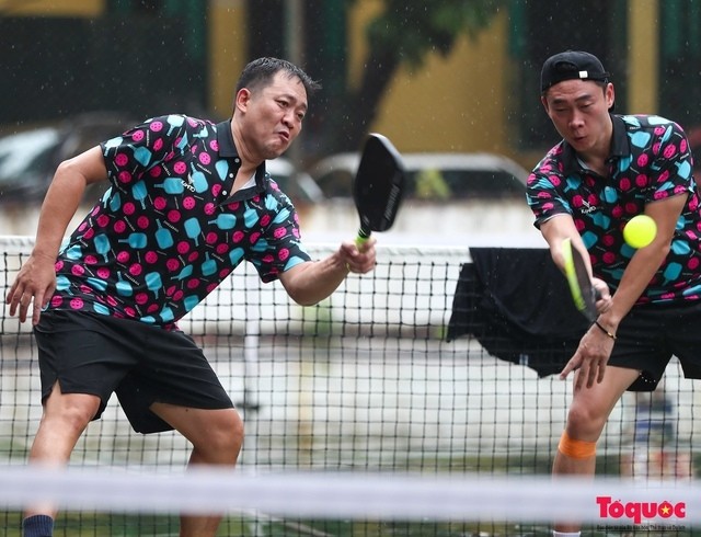 Lần đầu tổ chức giải pickleball các câu lạc bộ quốc gia. Ảnh: Toquoc.vn 