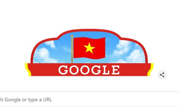 Google thay giao diện chào mừng Quốc khánh Việt Nam