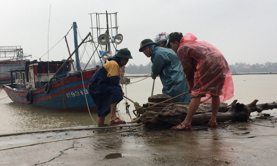 Sơ tán trên 48 nghìn người dân khỏi khu vực lồng, bè trên biển