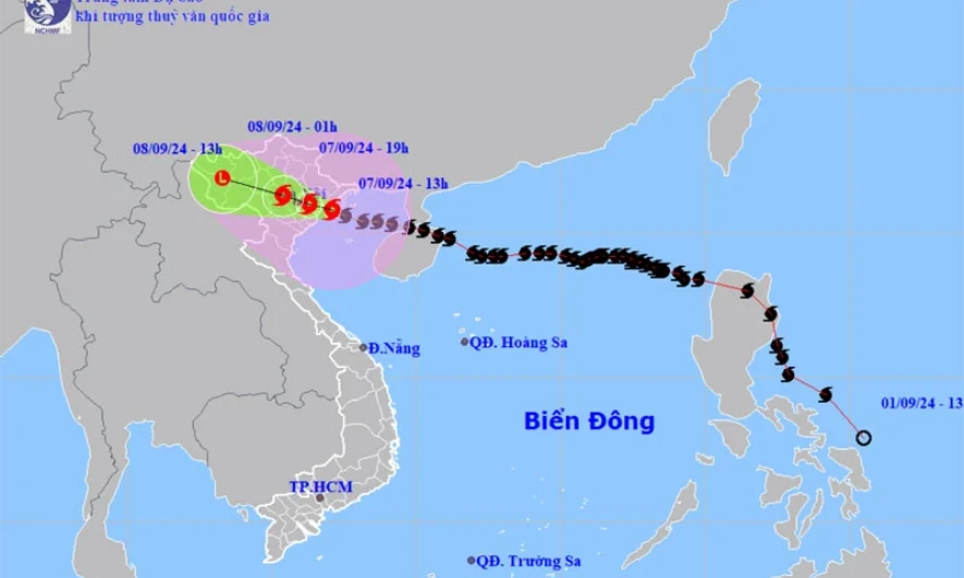 Bão số 3 đổ bộ đất liền Quảng Ninh-Hải Phòng, gió giật cấp 16