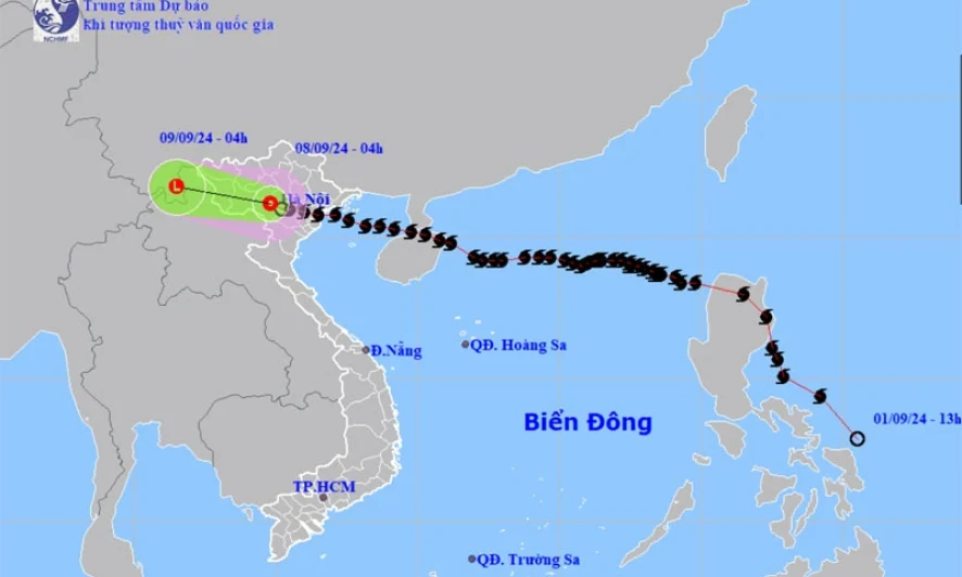 Bão số 3 suy yếu thành áp thấp nhiệt đới