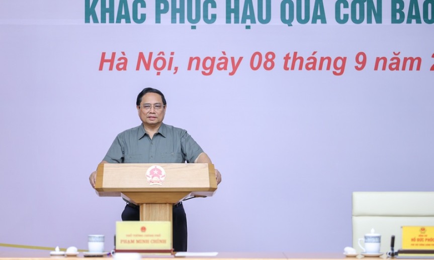 Thủ tướng chủ trì Hội nghị khắc phục hậu quả bão số 3