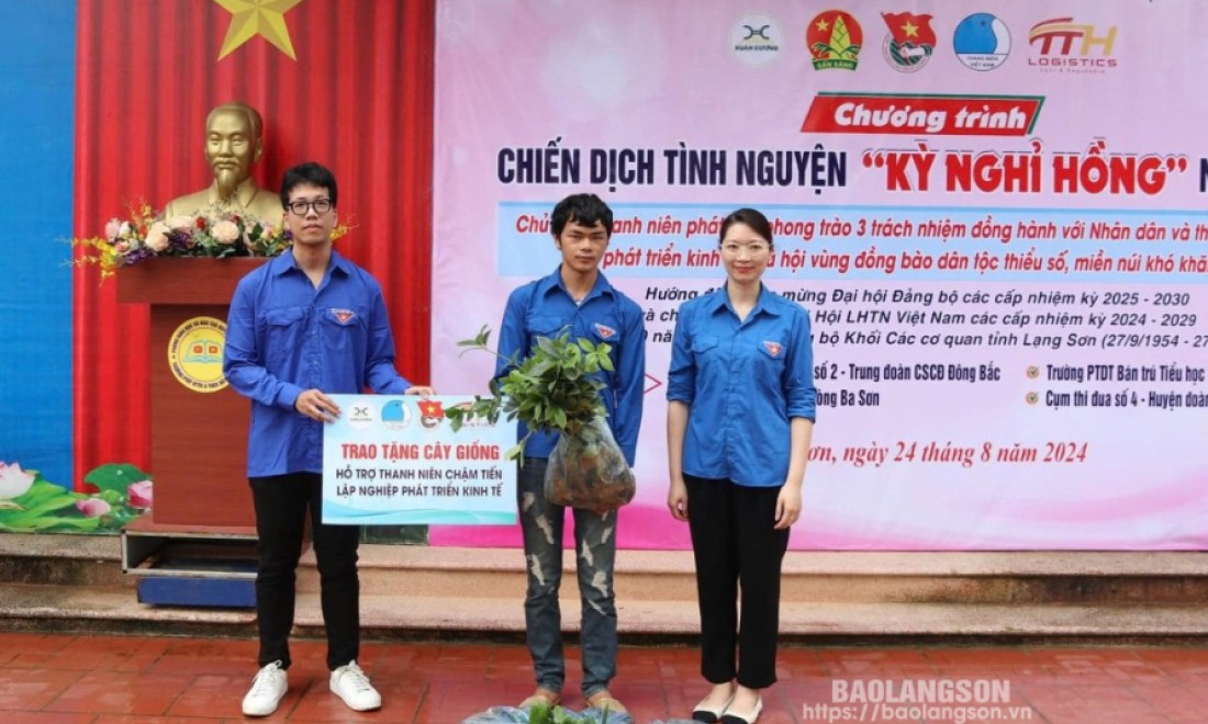 Chiến dịch “Kỳ nghỉ hồng”: Phát huy sức trẻ vì cộng đồng