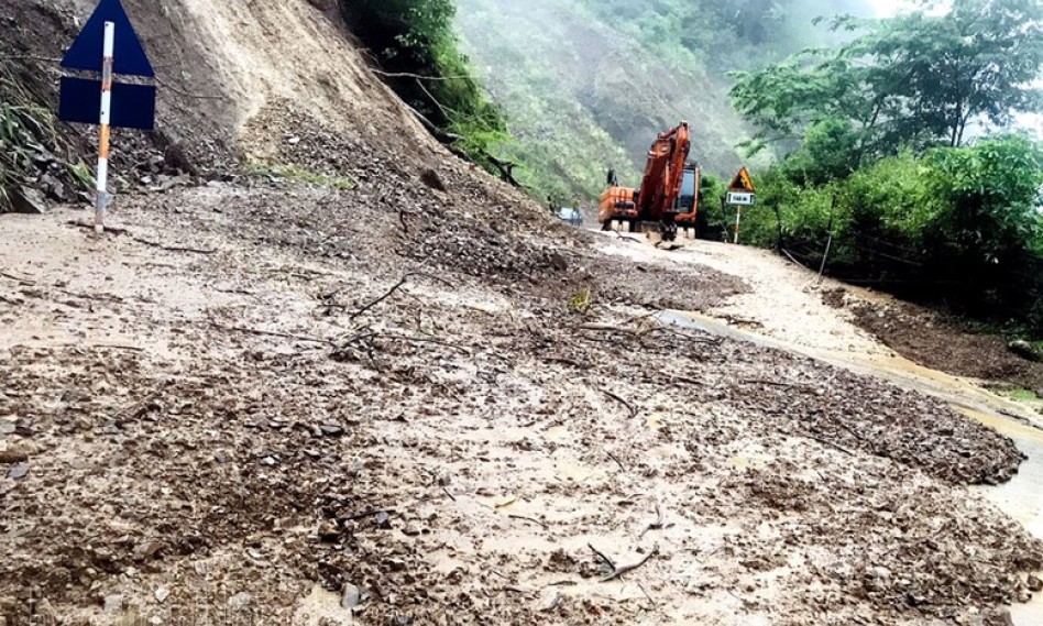 Sạt lở hàng loạt tuyến quốc lộ tại Điện Biên, Lai Châu, Lào Cai, Bắc Kạn, Thanh Hóa