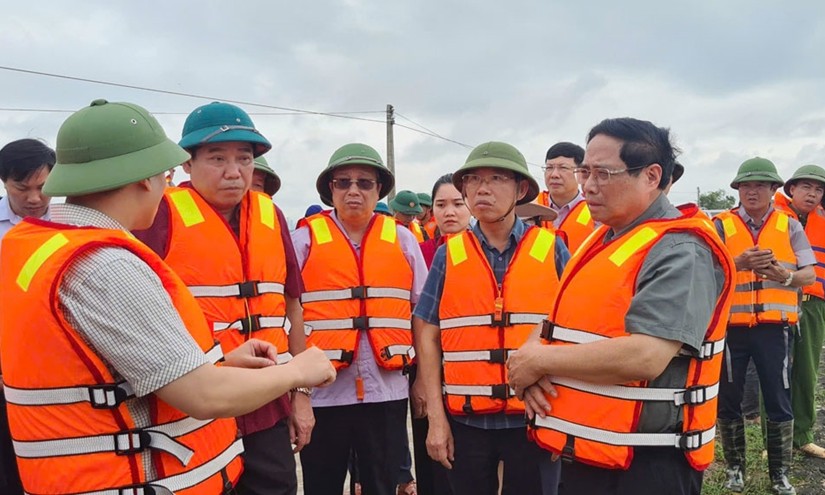 Thủ tướng Phạm Minh Chính trực tiếp chỉ đạo ứng phó, khắc phục lũ lụt tại Bắc Giang