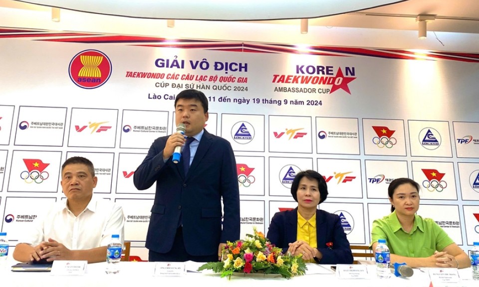 Giải vô địch taekwondo các câu lạc bộ quốc gia 2024 quy tụ 1.000 huấn luyện viên, vận động viên