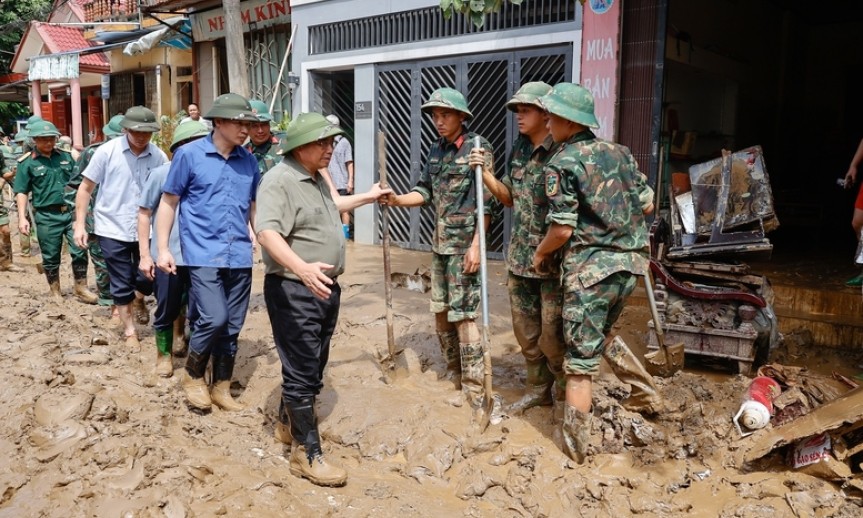 Thủ tướng Phạm Minh Chính chỉ đạo công tác ứng phó, khắc phục hậu quả mưa lũ, sạt lở tại Yên Bái