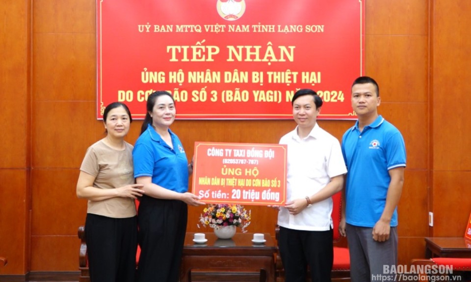 Nhiều cơ quan, doanh nghiệp, nhà hảo tâm ủng hộ nguồn lực hỗ trợ khắc phục thiệt hại do cơn bão số 3 gây ra