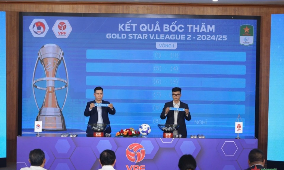 Giải bóng đá hạng Nhất Quốc gia 2024-2025 quy tụ 11 câu lạc bộ