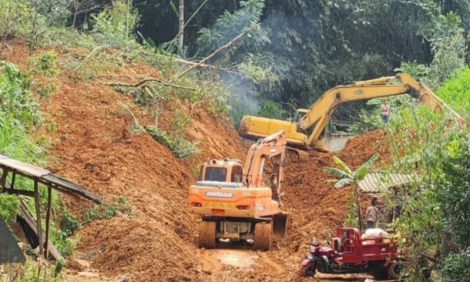 Tỉnh Cao Bằng đã khôi phục lại hệ thống giao thông, vận tải sau mưa lũ