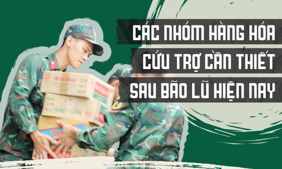 Hội Chữ thập Đỏ cập nhật về các nhóm hàng hóa cứu trợ cần thiết hiện nay