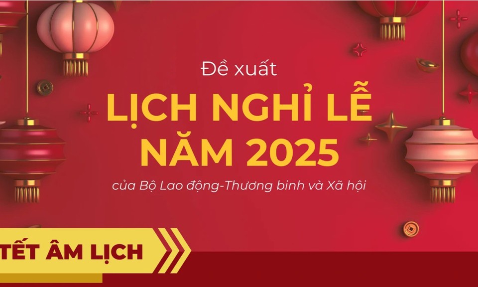 Thống nhất phương án trình Chính phủ lịch nghỉ lễ, Tết năm 2025