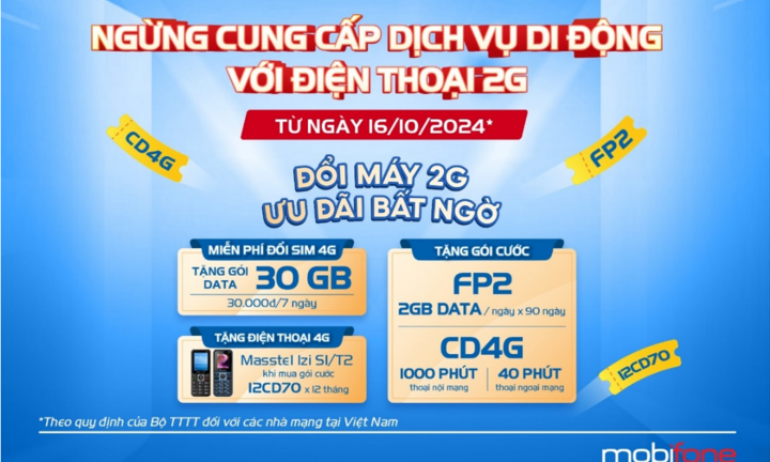 MobiFone tích cực đồng hành cùng khách hàng chuyển đổi công nghệ di động 