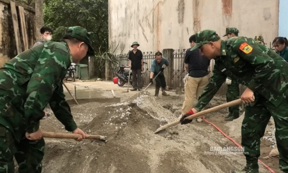 Bộ đội Biên phòng tỉnh chung tay xây dựng nông thôn mới