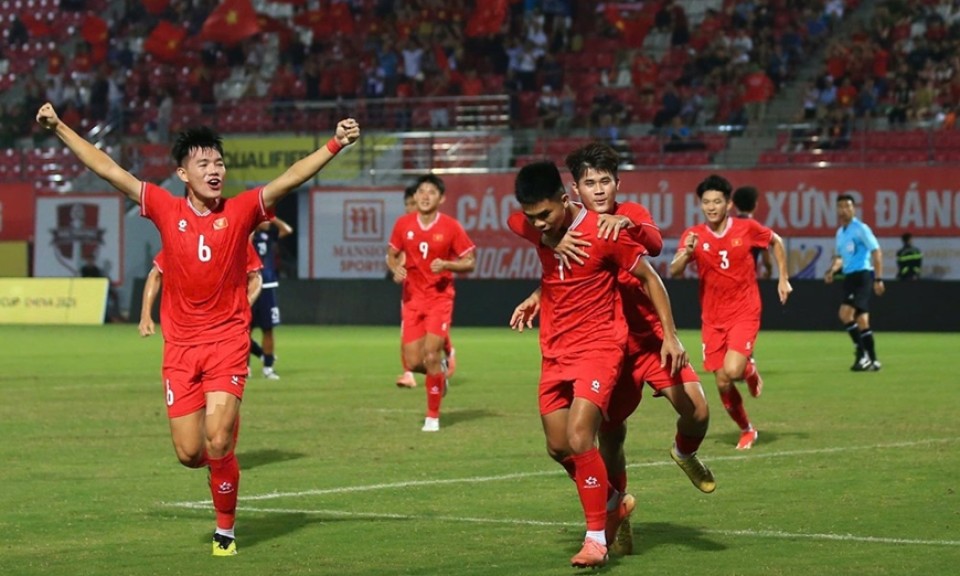 U20 Việt Nam thắng trận thứ 2 liên tiếp tại vòng loại U20 châu Á