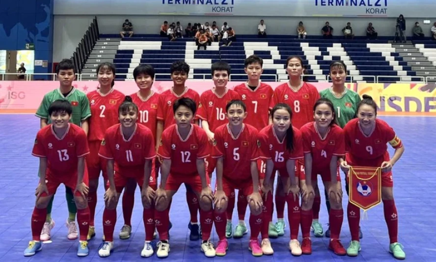 Thắng Trung Quốc 3-0, đội tuyển futsal nữ Việt Nam mở rộng cơ hội vô địch