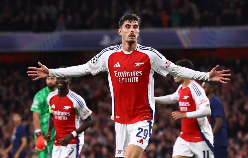 Arsenal có chiến thắng đầu tiên ở Champions League mùa này. (Nguồn: Getty Images)