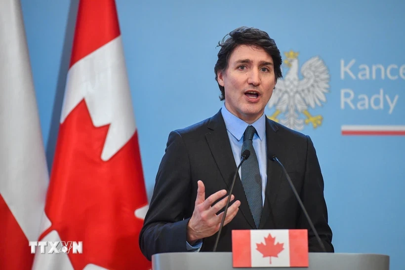 Thủ tướng Canada Justin Trudeau. (Ảnh: PAP/TTXVN)