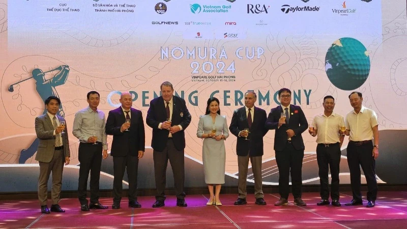 Khai mạc giải golf Nomura Cup 2024.