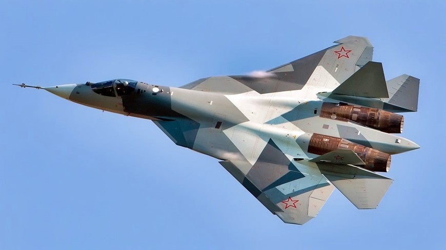 Tiêm kích Su-57 của Nga. Ảnh: The Moscow Times 