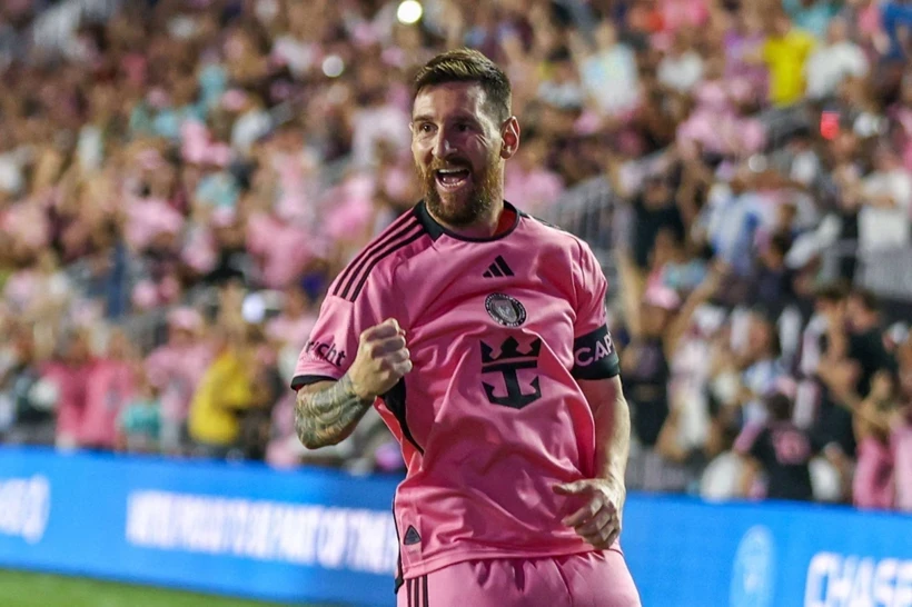 Lionel Messi tỏa sáng giúp Inter Miami lập kỷ lục. (Nguồn: Getty Images)