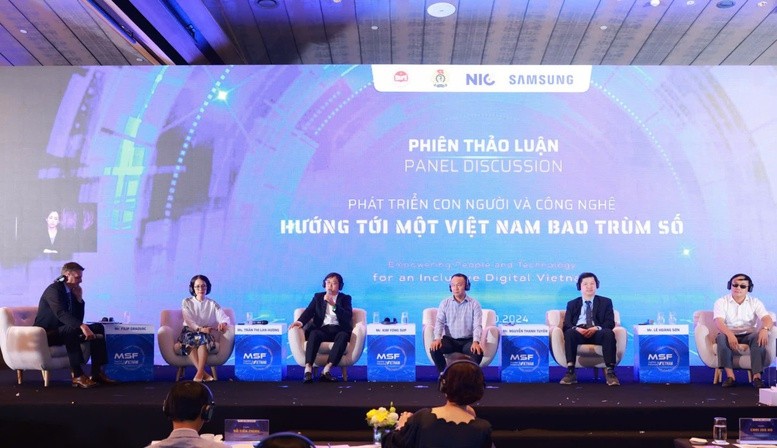 Phiên thảo luận cấp cao tại Diễn đàn MSF 2024 với sự tham gia của nhiều chuyên gia