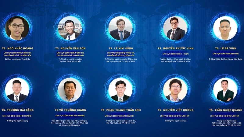 10 nhà khoa học trẻ giành Giải thưởng 