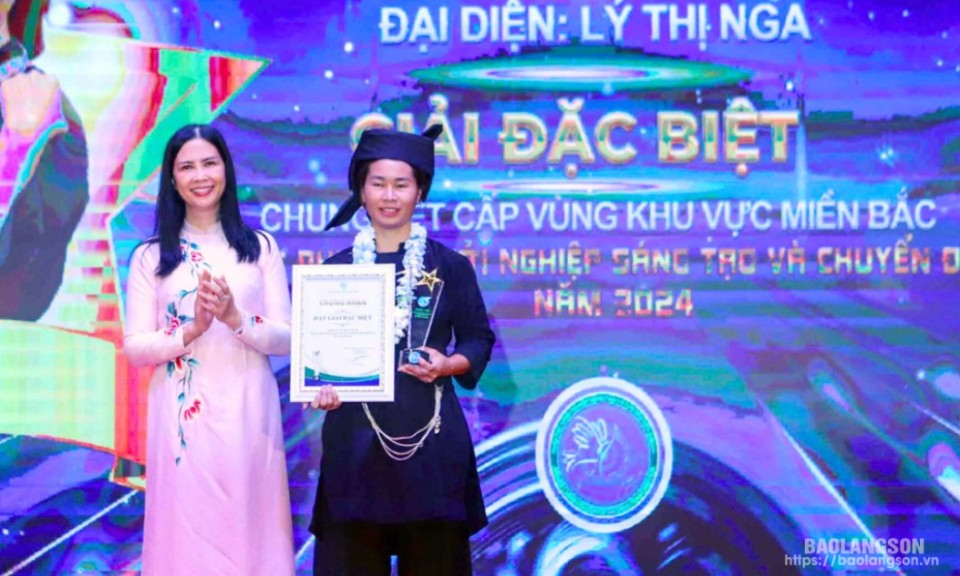 án đoạt giải đặc biệt Cuộc thi “Phụ nữ khởi nghiệp sáng tạo, chuyển đổi xanh” năm 2024 khu vực miền Bắc