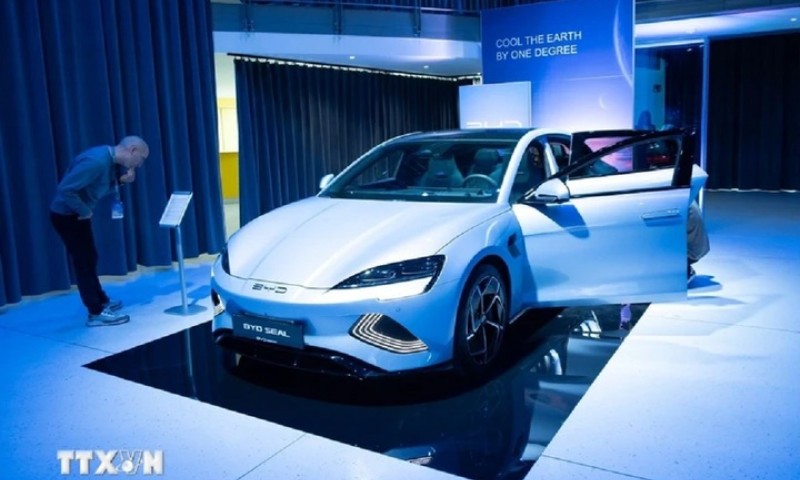 Xe điện Trung Quốc thu hút sự quan tâm tại Triển lãm Auto Athina 2024