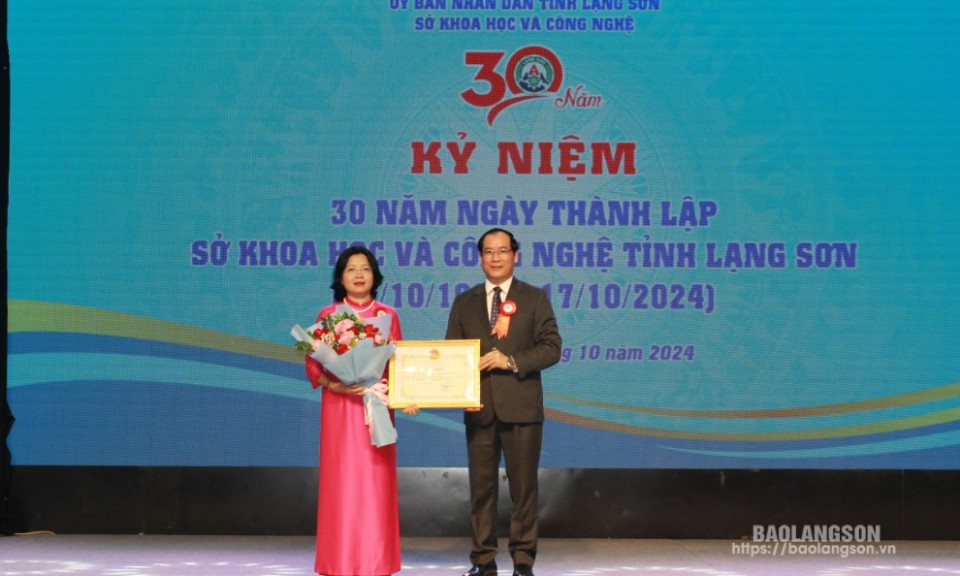 Sở Khoa học và Công nghệ kỷ niệm 30 năm ngày thành lập