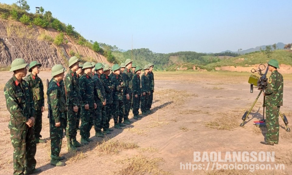 Lộc Bình chuẩn bị diễn tập khu vực  phòng thủ nghiêm túc, chặt chẽ