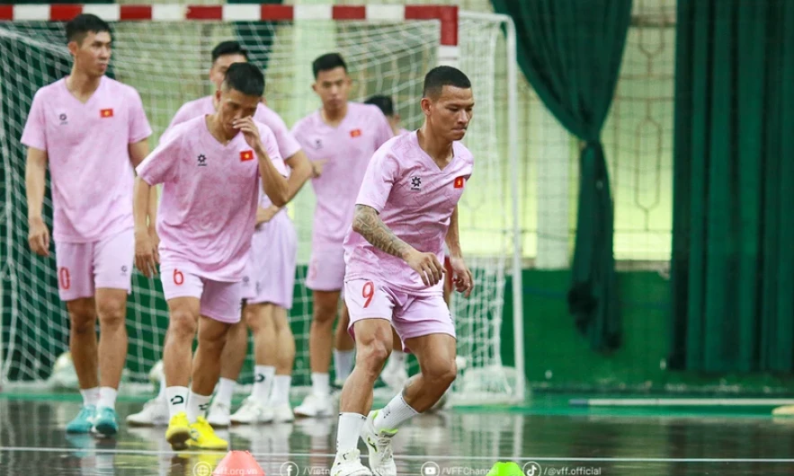 Tuyển futsal Việt Nam chuẩn bị tham dự Giải vô địch Đông Nam Á