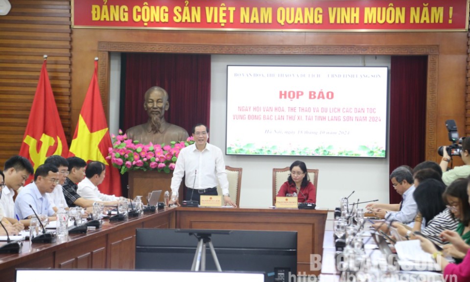 thông tin về ngày hội văn hóa, thể thao và du lịch các dân tộc vùng Đông Bắc lần thứ XI tại tỉnh Lạng Sơn