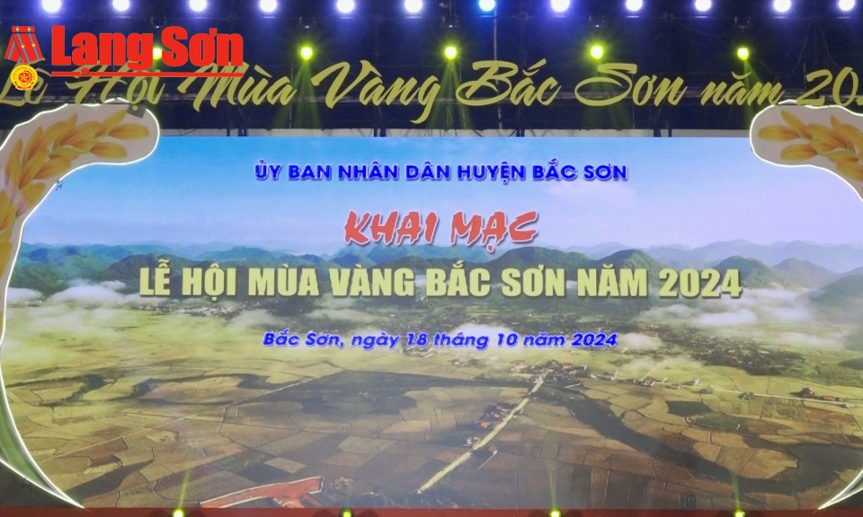 Khai mạc lễ hội “Mùa vàng Bắc Sơn”