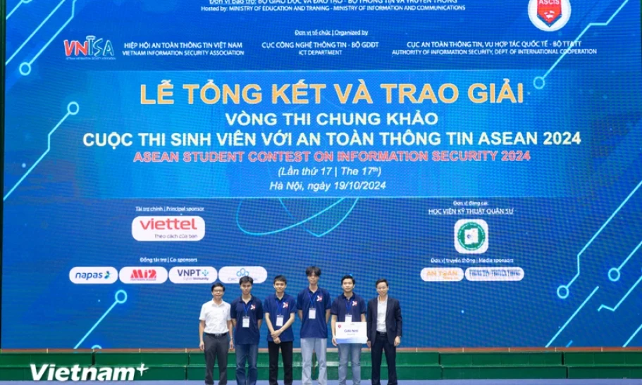 Kỷ lục mới tại cuộc thi Sinh viên với An toàn thông tin ASEAN năm 2024