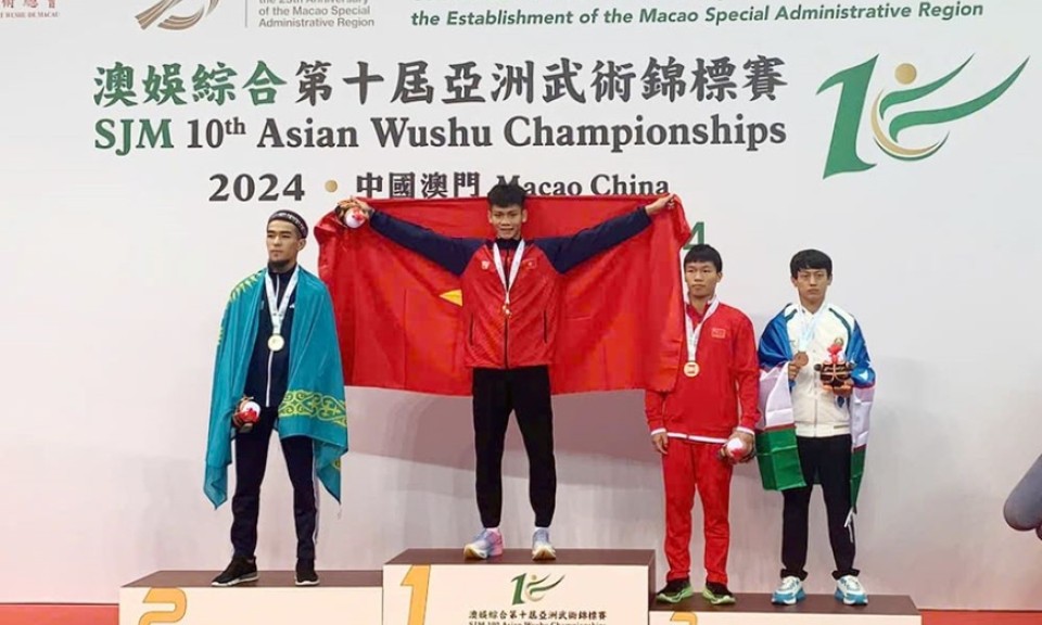 Tài năng wushu đầy hứa hẹn