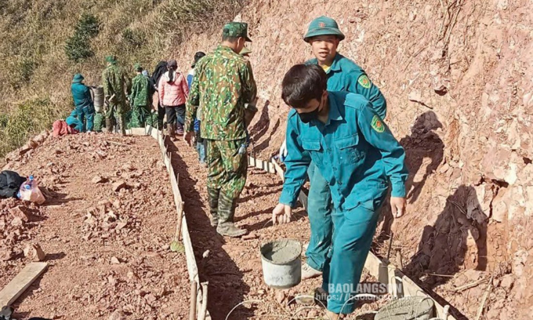 Dân quân xã Bắc Xa phát huy vai trò xung kích