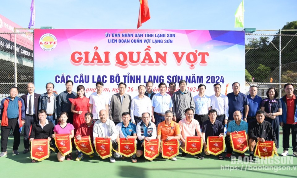 Liên đoàn Quần vợt tỉnh: Khai mạc giải Quần vợt các câu lạc bộ tỉnh năm 2024