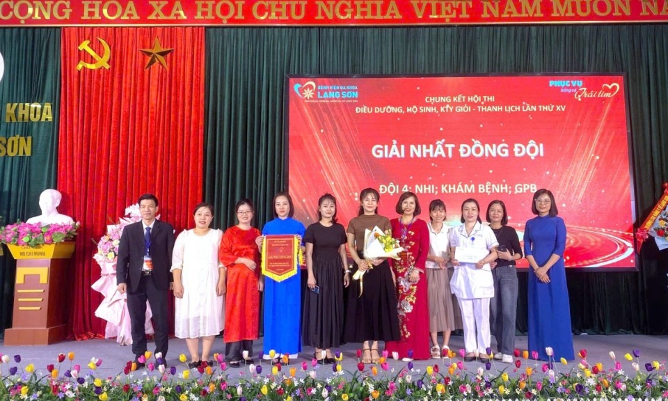 Bệnh viện Đa khoa tỉnh: Chung kết Hội thi điều dưỡng, hộ sinh, kỹ thuật y giỏi, thanh lịch