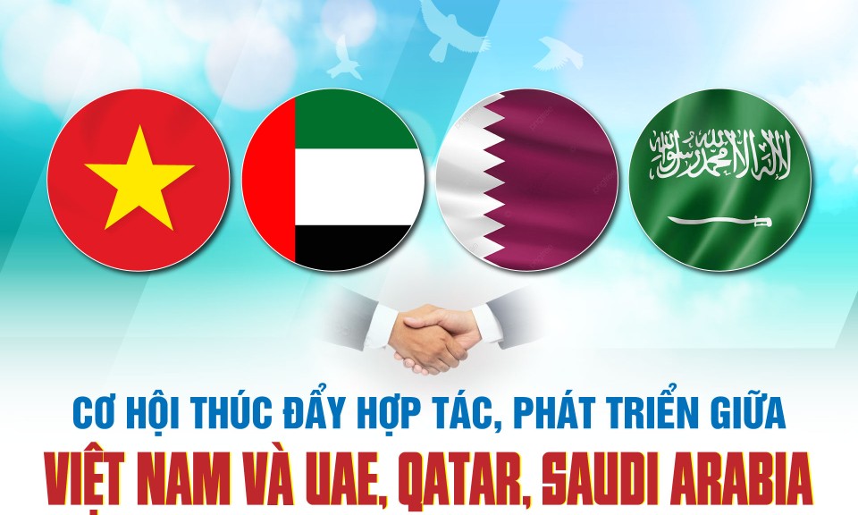 Cơ hội thúc đẩy hợp tác, phát triển giữa Việt Nam và UAE, Qatar, Saudi Arabia