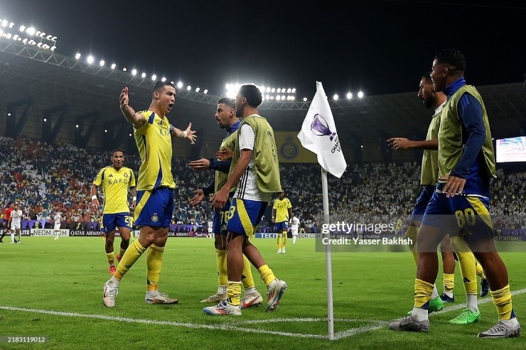 Ronaldo tỏa sáng, Al Nassr nhấn chìm Al Ain tại Cúp C1 châu Á. Ảnh: Getty  