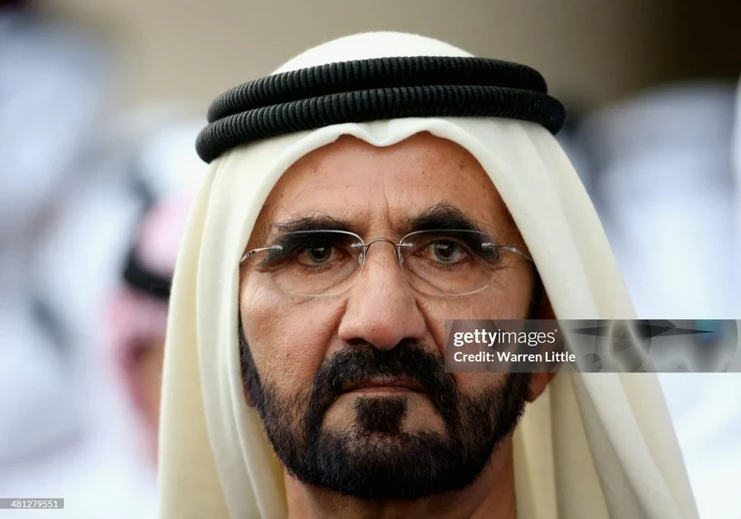 Phó Tổng thống UAE Sheikh Mohammed bin Rashid Al Maktoum. (Nguồn: Getty Images)