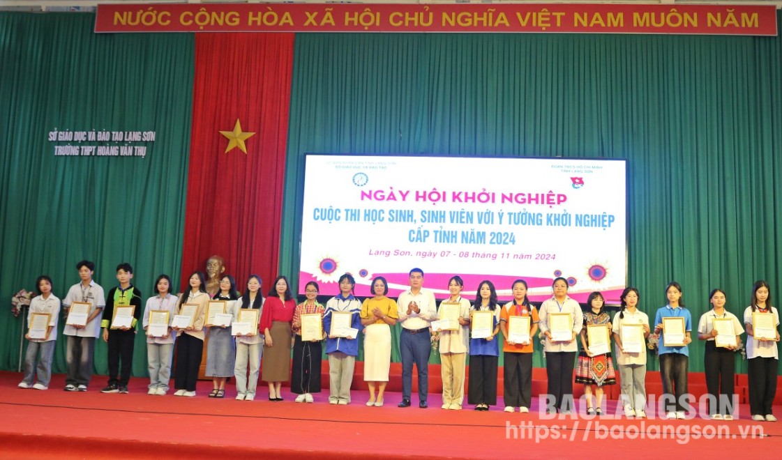 Các dự án đạt giải Nhì Cuộc thi học sinh sinh viên với ý tưởng khởi nghiệp