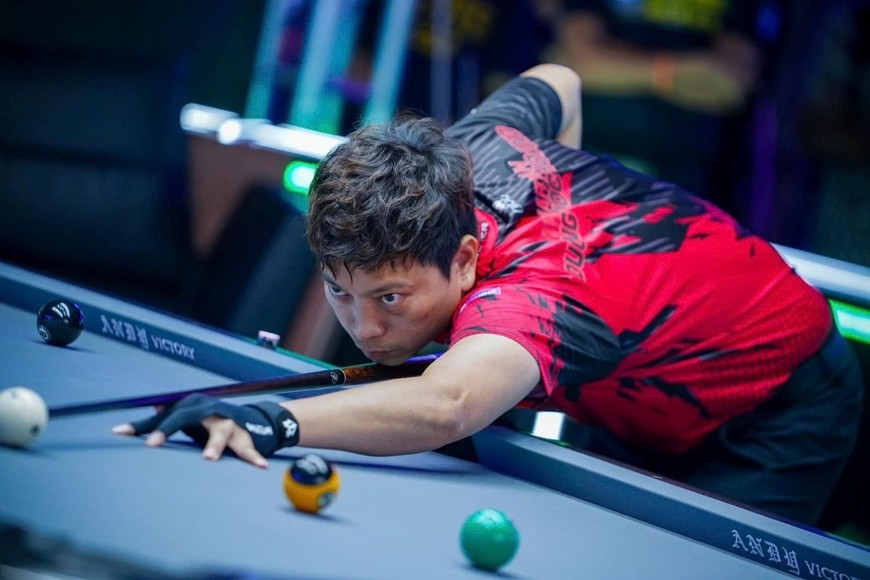 Cơ thủ Dương Quốc Hoàng bị cấm thi đấu 6 tháng vì tham dự Hà Nội Open Pool Championship 2024. Ảnh: PBA 